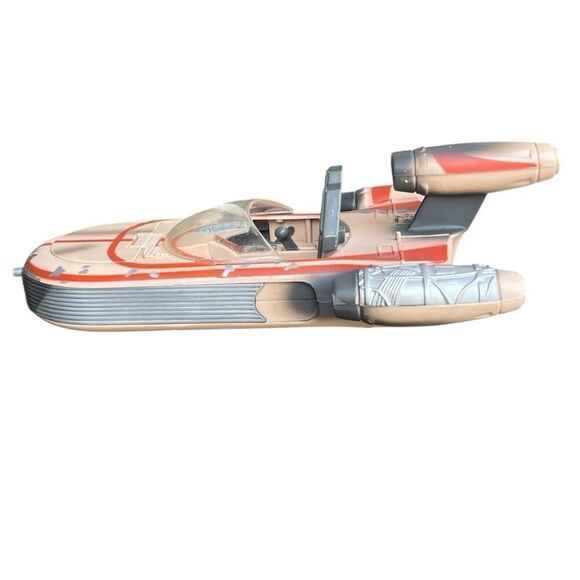 Vintage 1995 Star Wars Power Of The Force Luke's Land Speeder Vehicle - Picture 1 of 5